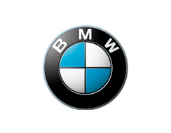 "The distinctive black ring BMW written in white with white and blue 2 each triangles BMW logo, signifying professional service and maintenance for Toyota cars and SUVs available at Justfix Automotive in Sunshine North."
